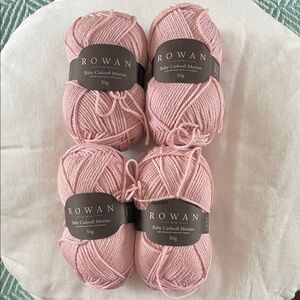 Four Balls of Rowan Baby Cashsoft Merino Yarn